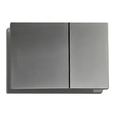 Панель змиву KOER KT-0610-07 240x160x32mm пластикова кнопка квадратна (колір графіт) (KR6138) от KOER - купить в интернет-магазине