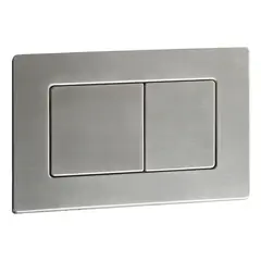 Панель змиву KOER KT-0612-02 240x160x10 mm з неіржавкої сталі, кнопка квадратна SUS304 (KR6120) от KOER - купить в интернет-магазине