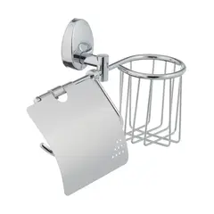 Паперотримач з кришкою і кошиком Zerix LR3303-1 (LL1425) от Zerix - купить в интернет-магазине