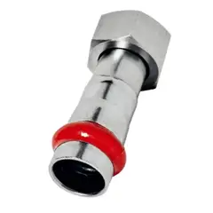 Перехідник з накидною гайкою KOER KQ.A1508NF PRESS-INOX AISI 304 15x3/4" (KR6336) от KOER - купить в интернет-магазине