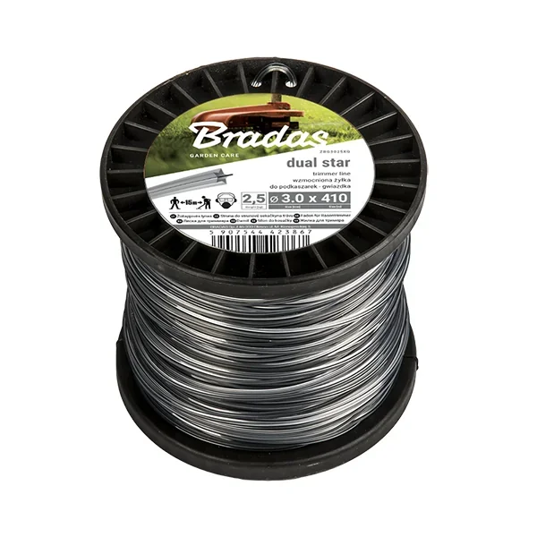 Ліска для тримера RIPPER DUAL "зірка" 2,4мм х 100м, котушка, ZRG24100S - фото 2