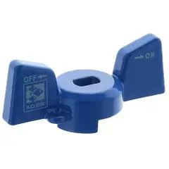 Ручка-метелик Koer для крана кульового 1/2'' (колір синій) (KR3021) от KOER - купить в интернет-магазине