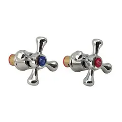 Ручки для змішувача з кран буксами (пара) EP Smes (CH0161) от EUROPRODUCT - купить в интернет-магазине