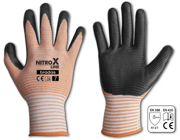 Рукавички захисні NITROX LINE нітрил, розмір 10, RWNL10