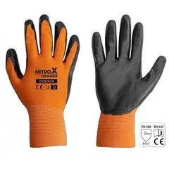 Рукавички захисні NITROX ORANGE нітрил, розмір 11, RWNO11 от Bradas - купить в интернет-магазине