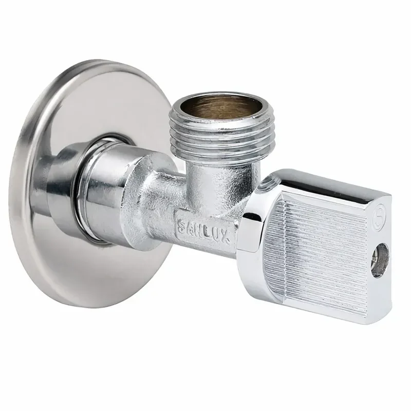 Кран кульовий для під'єднання сантехприладів Sanlux ST-80 — 1/2"x1/2" (SL2930) - фото 2