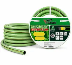 Шланг для поливу 25м 1/2 VMF SUPER Flow (30 bar, 5 шарів) оливковий - купить в интернет-магазине