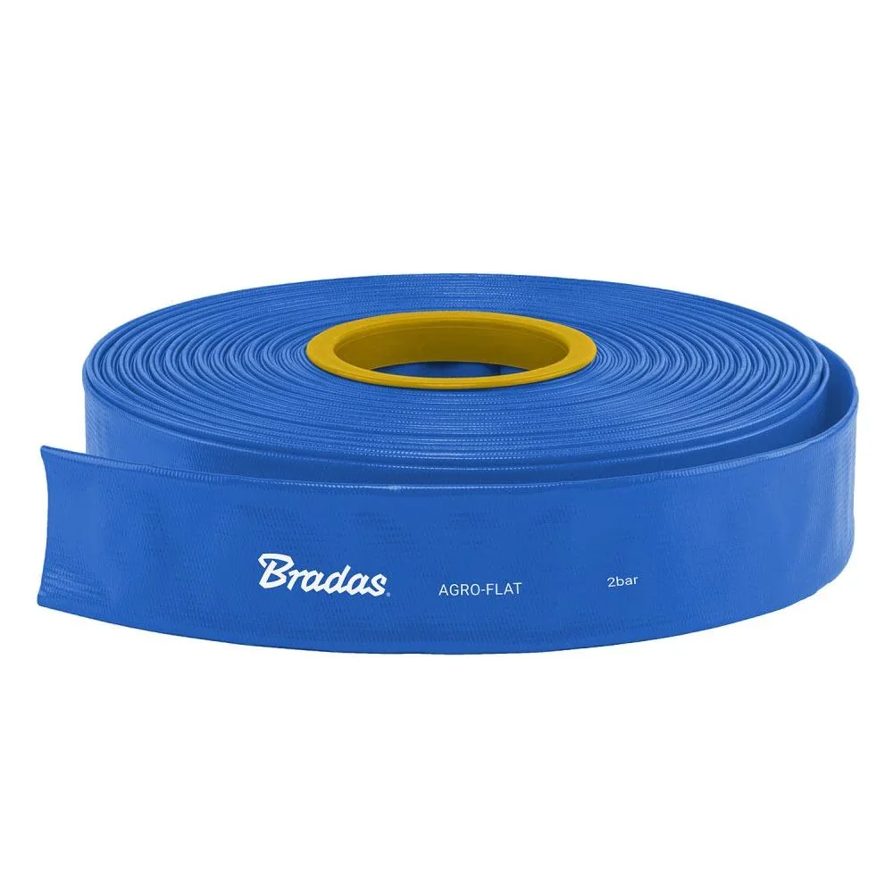 Шланг плаский AGRO-FLAT 2 BAR 1" – 100м (блакитний), WAF2B100100