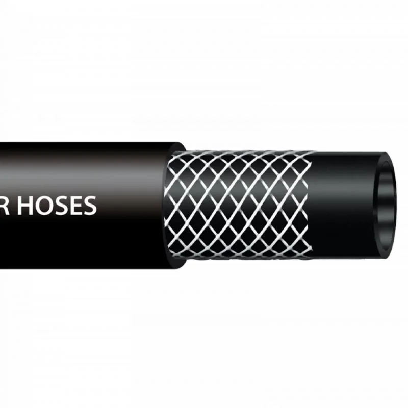 Шланг технічний AIR HOSES 5*2мм, 20 BAR, 12 м - чорний, AH05*2BK12