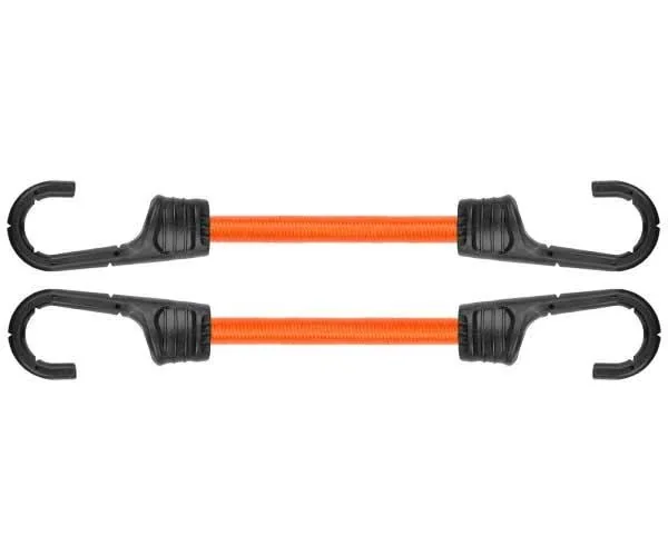 Шнур еластичний гумовий 80см х 2шт. з металевими гачками PVC BUNGEE CORD HOOK, BCH2-08080OR-B