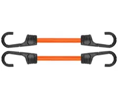 Шнур еластичний гумовий 80см х 2шт. з металевими гачками PVC BUNGEE CORD HOOK, BCH2-08080OR-B от Bradas - купить в интернет-магазине