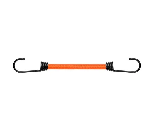 Шнур еластичний гумовий 80см з гачками BUNGEE CORD HOOK, BCH1-08080OR-E