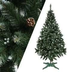 Святкова ялинка 2 2 м, ялина з шишками калина, новорічні елітні ялинки, засніжена ялинка - купить в интернет-магазине