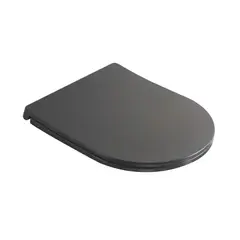 Сидіння-кришка для унітаза MIXXUS PREMIUM SEAT COVER ELLIPSE-TOPPER-2002 GRAY 425х360х25mm дюропластове швидкознімне з от MIXXUS PREMIUM - купить в интернет-магазине