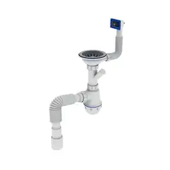 Сифон для кухні Zerix SK-02-B 3 1/2"x40 з різьб. випуском та відведенням для пральної машини (ZX495 от Zerix - купить в интернет-магазине