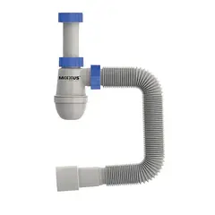 Сифон для умивальника Mixxus SU-04-A 1 1/4"x32 без випуску 32*40/50 (MI8181) от MIXXUS - купить в интернет-магазине