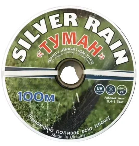 Стрічка «Туман» Silver Rain ⌀ 40 (100 м.) чорна - фото 2