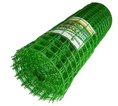 Сітка 50*50 пластмасова 1.0х20 м (зелена) квадрат - купить в интернет-магазине