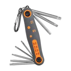 Складний набір шестигранних ключів, TORX 9 - 40, 8 шт. / короткі, DIY-HKTSET1 от Bradas - купить в интернет-магазине