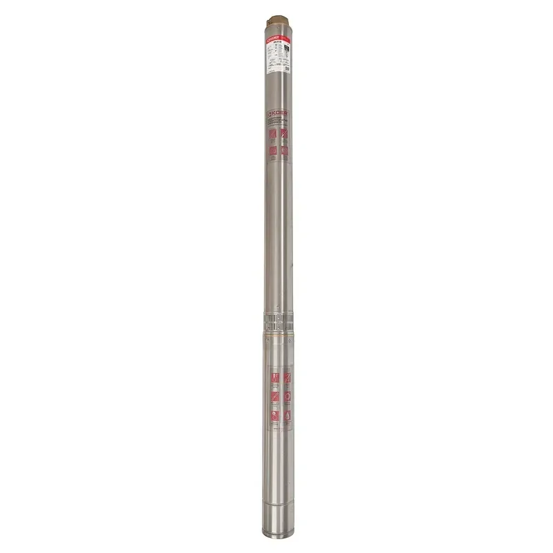 Скважинный насос центробежный KOER 4SD12/31+2М (380V) Н=210м Q=16.2м3, P=7500 Вт, каб.2м. (KP3370)