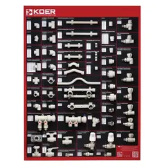 Стенд виставковий Koer PPR (фітинг та труби) от KOER - купить в интернет-магазине