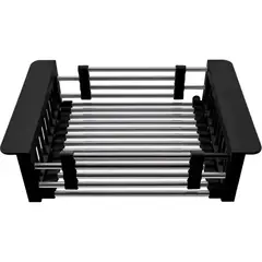 Сушилка для посуды ZERIX BAS-01.SUS BLACK из нерж. стали SUS304 (цвет черный) (ZX6104) от Zerix - купить в интернет-магазине