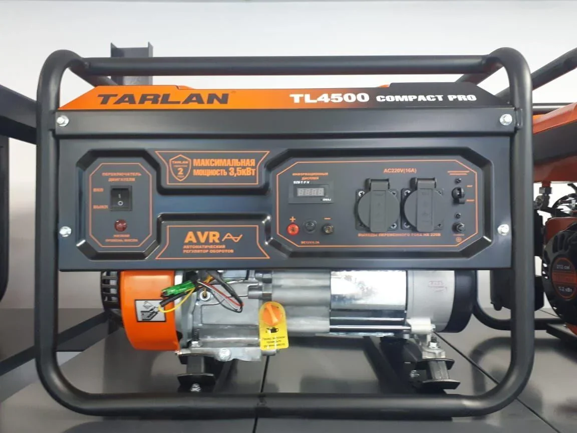 Бензиновий генератор Tarlan TL-4500E 3.0/3.5 кВт 220V з електрозапуском - фото 4