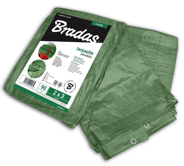 Тент посилений GREEN 90 г/м² 5х6м, PL905/6