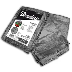Тент високої міцності GRAY 200 г/м² 5x6м, PLG2005/6 от Bradas - купить в интернет-магазине