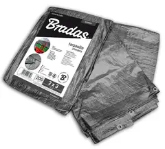 Тент високої міцності GRAY 200 г/м² 5x8м, PLG2005/8 от Bradas - купить в интернет-магазине