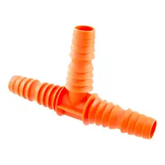 Трійник універсальний (ребристий) SLD 1/2" х 3/4" помаранчевий от SLD - купить в интернет-магазине