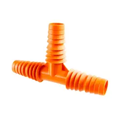 Трійник універсальний (ребристий) SLD 3/4'' х 1'' оранжевий от SLD - купить в интернет-магазине
