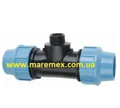 Трійник з зовнішньою різьбою (НР) 25х 3/4 (120) - Santehplast от Santehplast - купить в интернет-магазине