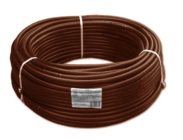 Трубка крапельна Ø 16 мм, відстань між емітерами 33 см, 1,6 л/год – WATERMIL DRIP BROWN – 100 м, DSWWMB161033-160-100