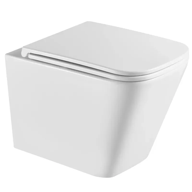 Унитаз подвесной MIXXUS PREMIUM QUADRO-0301-R 490х340х360mm система смыва RIMLESS (MP6452)