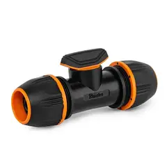 Універсальна муфта з краном 3/4", 5/8", 1/2", BLACK LINE, ECO-PWB2248 от Bradas - купить в интернет-магазине