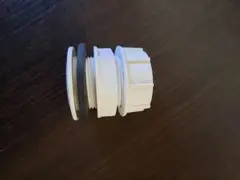Відвід із бака (врізка) для ємності д.1*1/2" пластик от Santehplast - купить в интернет-магазине