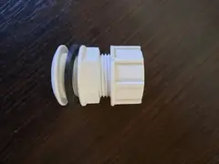 Відвід з бака (врізка) для ємності д.1/2" пластик (240 шт.) от Santehplast - купить в интернет-магазине