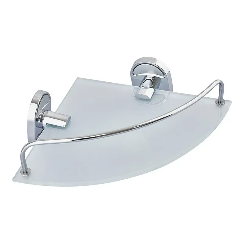 Полиця кутова з обмежувачем (скло) Zerix AFB-0107-1 (ZX5073) - фото 2