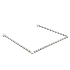 Штанга для шторки П-подібна універсальна ZERIX CRS-U-90x90x90x90x90cm, 90x180cm, 270cm (неіржавка сталь) (ZX6103) от Zerix - купить в интернет-магазине
