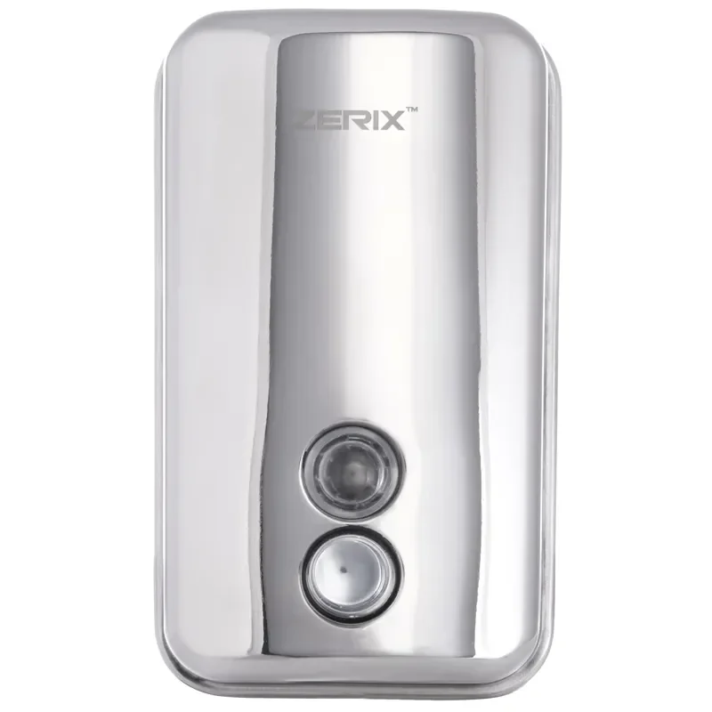 Дозатор для рідкого мила Zerix D-800-SUS настінний (ZX3246) - фото 2