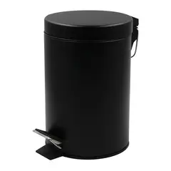 Відро для сміття кругле Zerix Solo-TC0105 Black 5 л колір чорний (ZX5898) от Zerix - купить в интернет-магазине