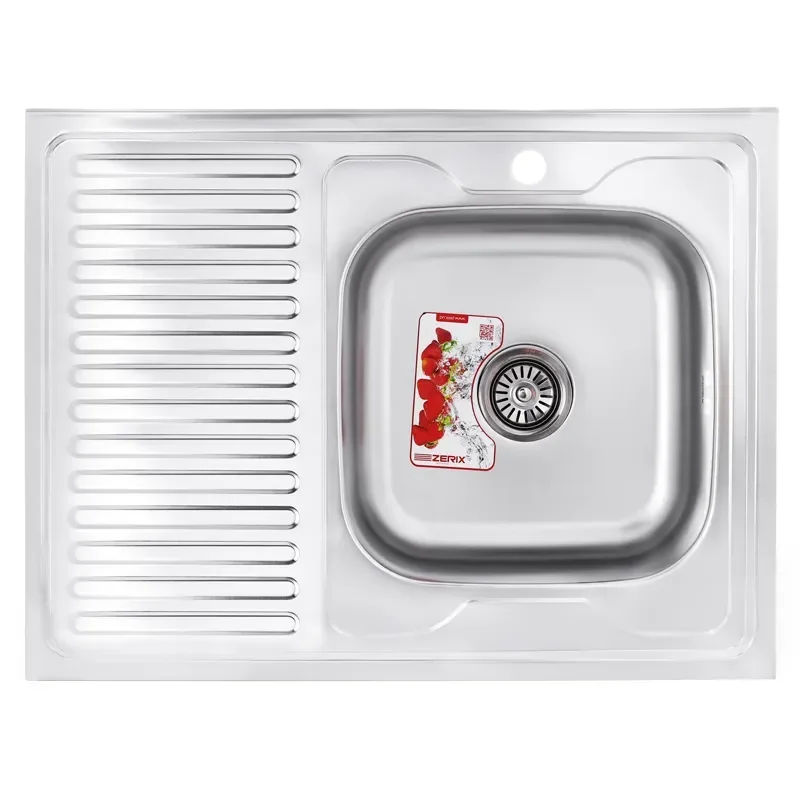 Мойка кухонная Zerix Z8060R-06-160MD (micro decor) (ZS0608) - фото 2
