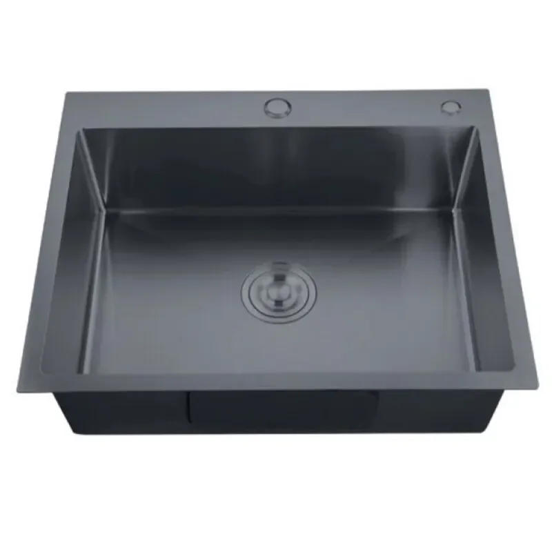 Мойка Zerix ZH5843-215 Nano-Black (3.0/0.8) из нержавеющей стали (MX1584) - фото 2
