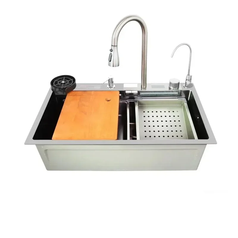 Мойка многофункциональная Zerix ZH7546-SET-07.SUS304 DECOR со встроенным смесителем (ZX5684) - фото 2