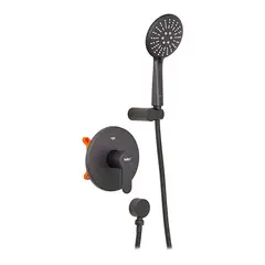 Змішувач для душу Haiba Amanda 003 (Inner) Black (HB3956) от HAIBO - купить в интернет-магазине