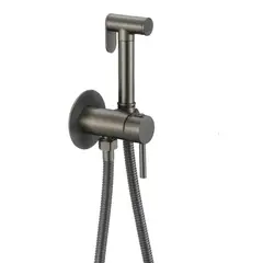 Змішувач для гігієнічного душу Mixxus Premium Hans 002-A Inner Graphite з лійкою (Колір графіт) (MI от MIXXUS PREMIUM - купить в интернет-магазине
