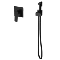 Змішувач для гігієнічного душу Mixxus Premium MONE 002 INNER Black вбудований з лійкою (MI6779) от MIXXUS PREMIUM - купить в интернет-магазине