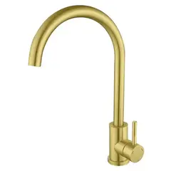 Змішувач для кухні Mixxus SUS-011 Brushed Gold з неірж.сталі SUS304 (Кольор матове золото) (MI8435) от MIXXUS - купить в интернет-магазине