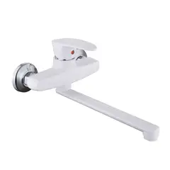 Змішувач для кухні настінний Plamix Cezar-005 White (PM0734) от PLAMIX - купить в интернет-магазине